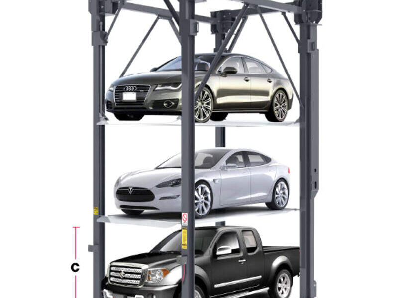 Elevador de Autos 3 niveles México