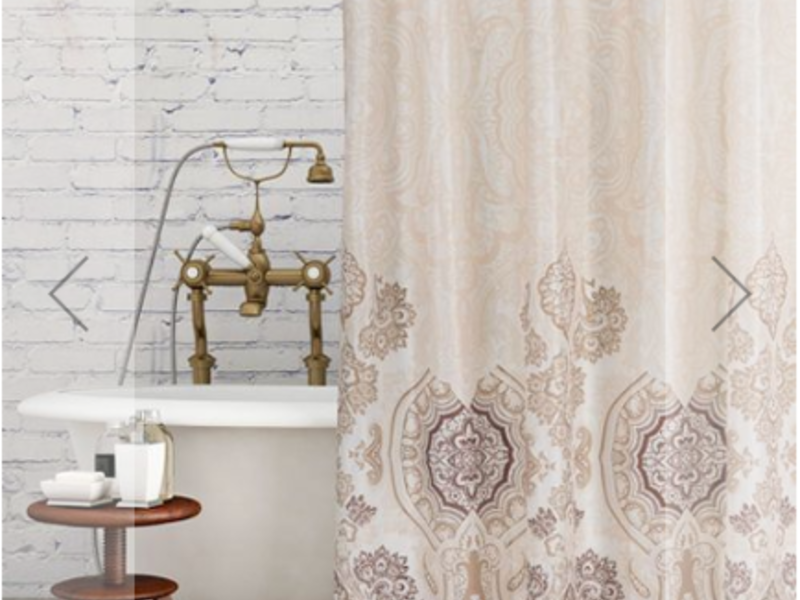 CORTINA DE BAÑO CAPUCHINO