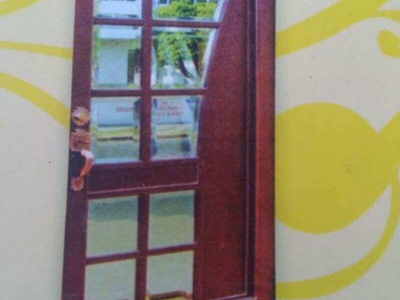 PUERTA DE ALUMINIO PLATA EN MEXICO