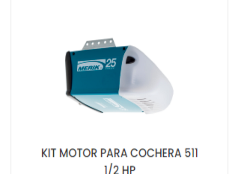 KIT MOTOR PARA COCHERA CDMX