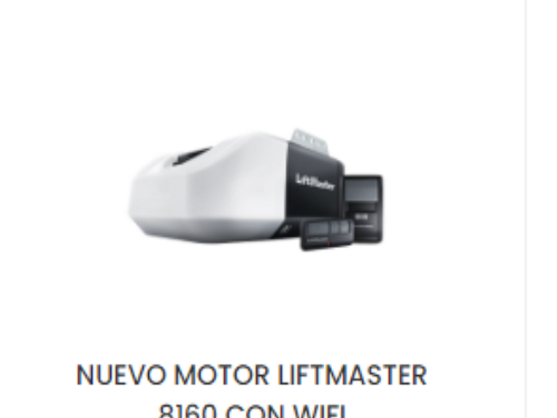 NUEVO MOTOR LIFTMASTER CDMX