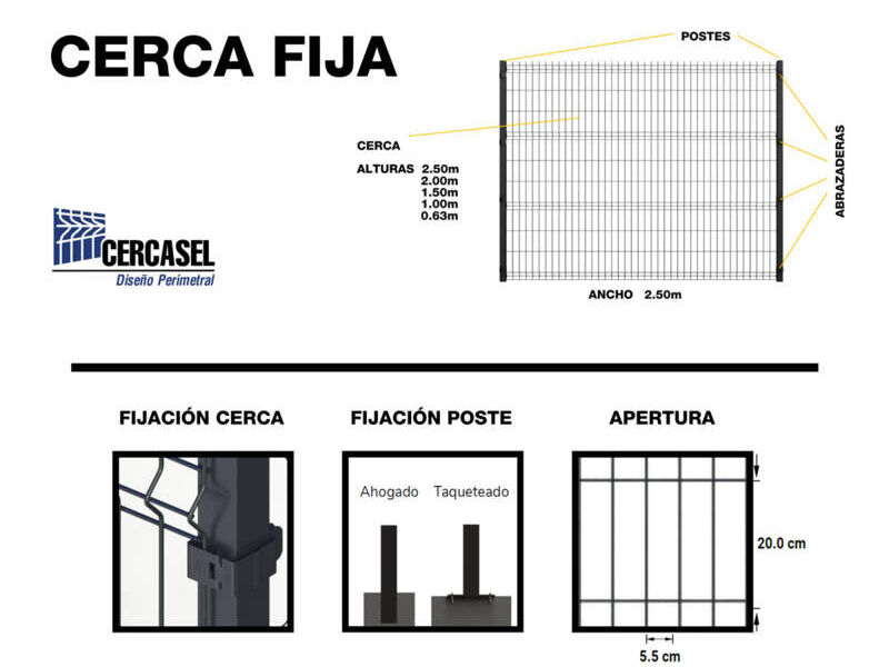Cerca Fija Cercasel Jalisco Mexico 