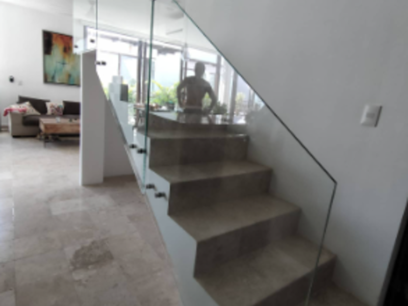 Barandal de vidrio templado Quintana Roo