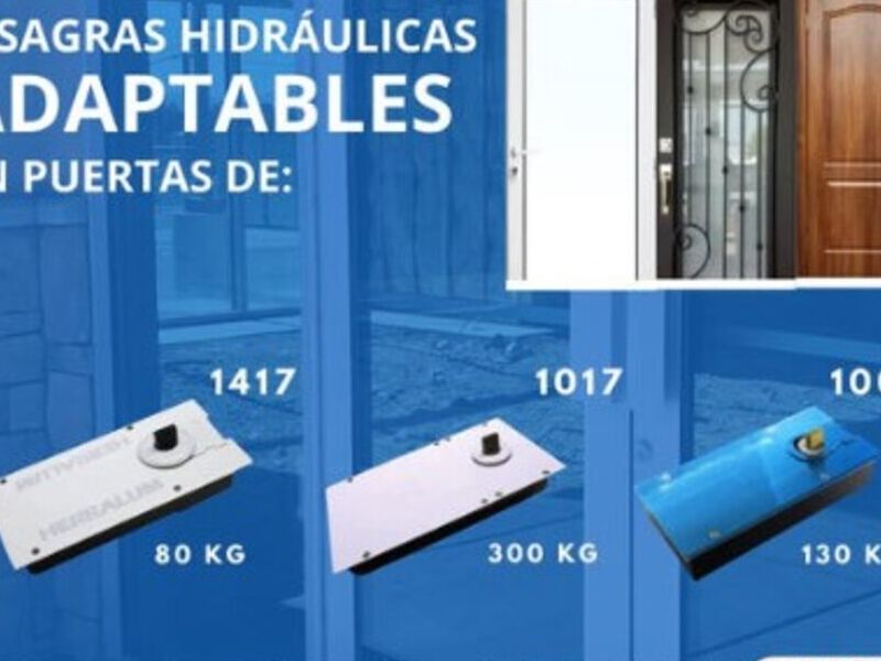 Bisagras hidráulicas en Heralum, Hermosillo.