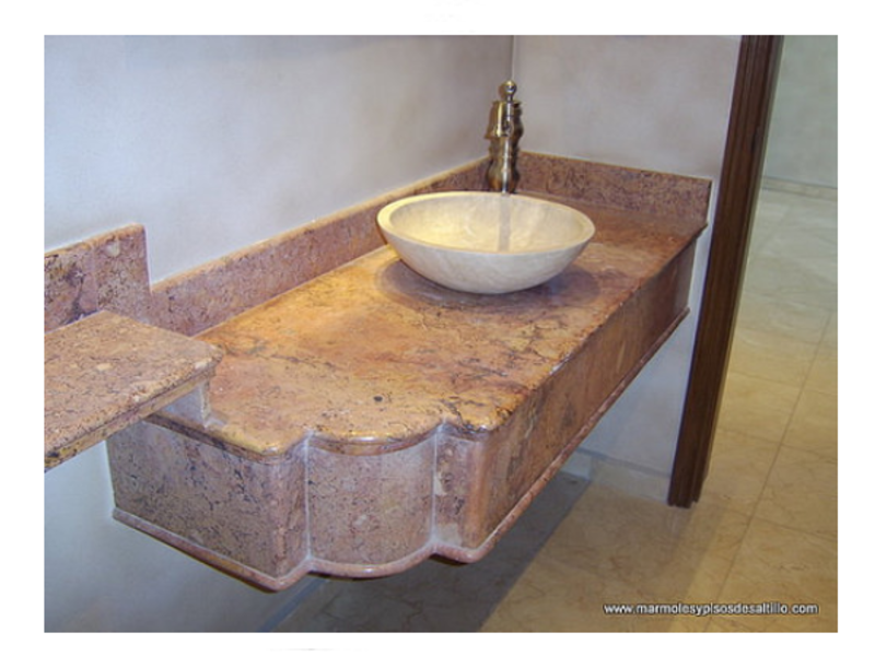 Lavabo Ovalo Marmoles y Pisos de Saltillo