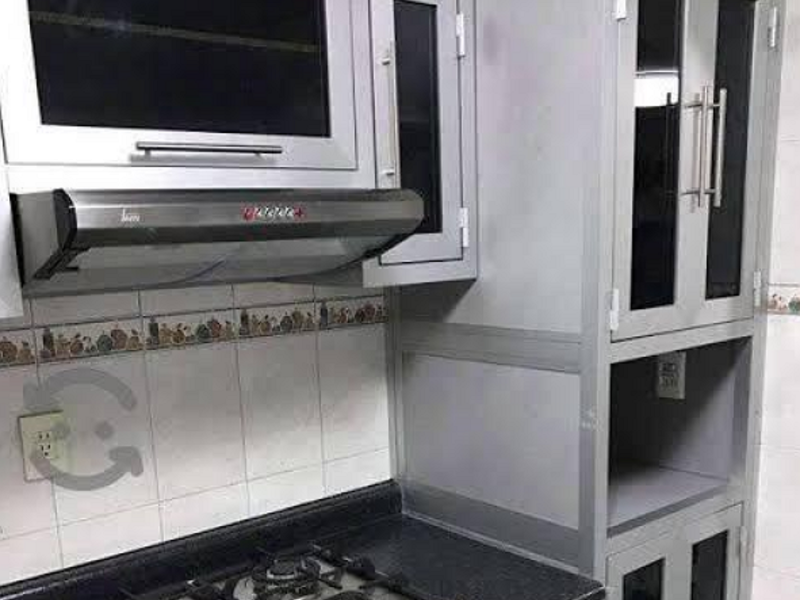 Muebles de cocina en aluminio Morelos