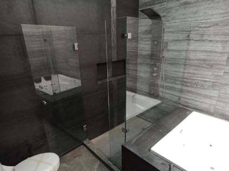 Cancel de baño cristal claro en morelia