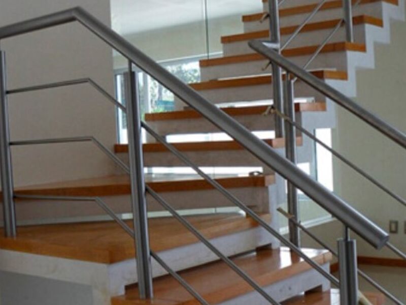 Barandal de aluminio VITRO en Cautla