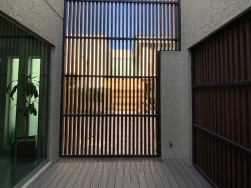 Deck rectangular para patio Guadalajara 