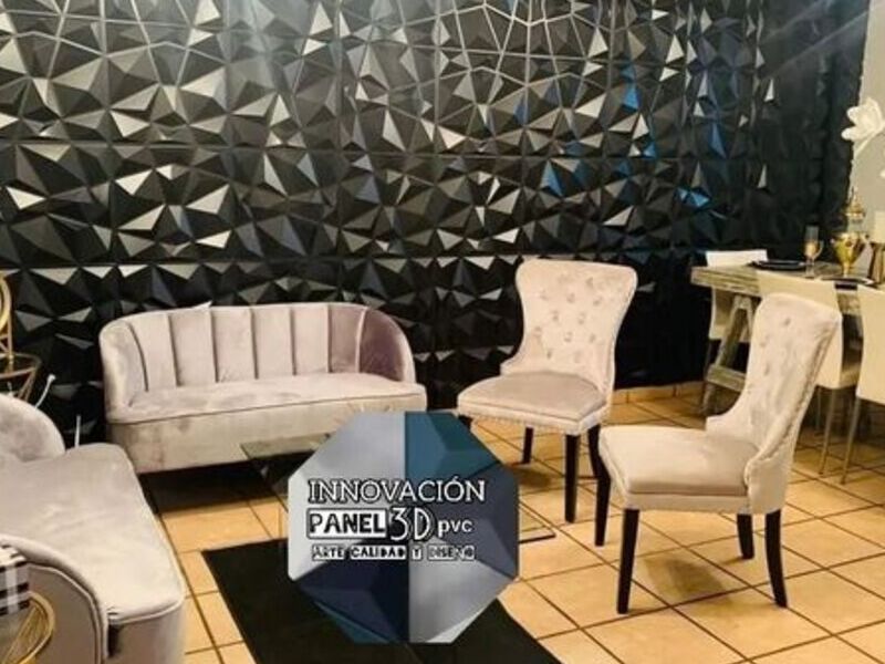 Panel 3d cuarzo negro 
