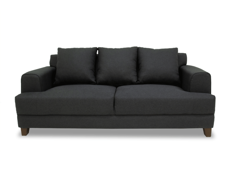 SOFA TELA GRIS OXFORD LAV MEXICO 