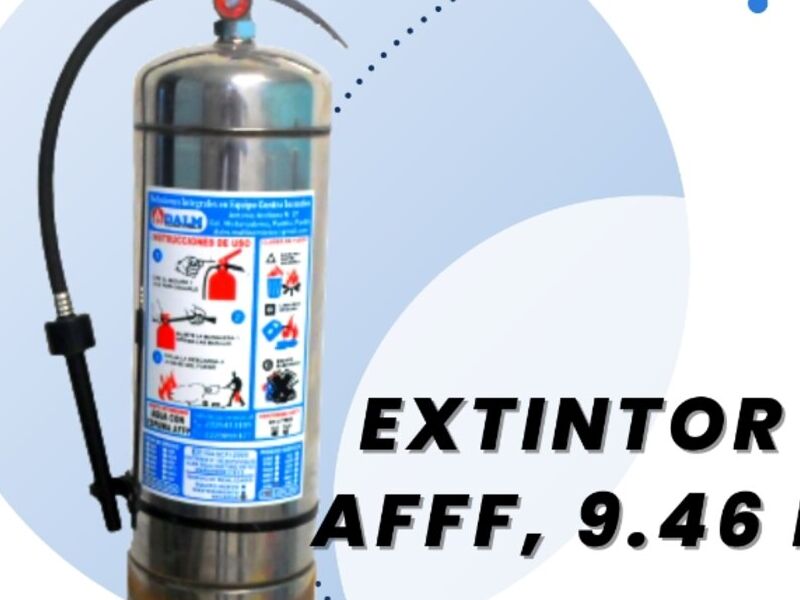 Extintor AFFF en Zaragoza