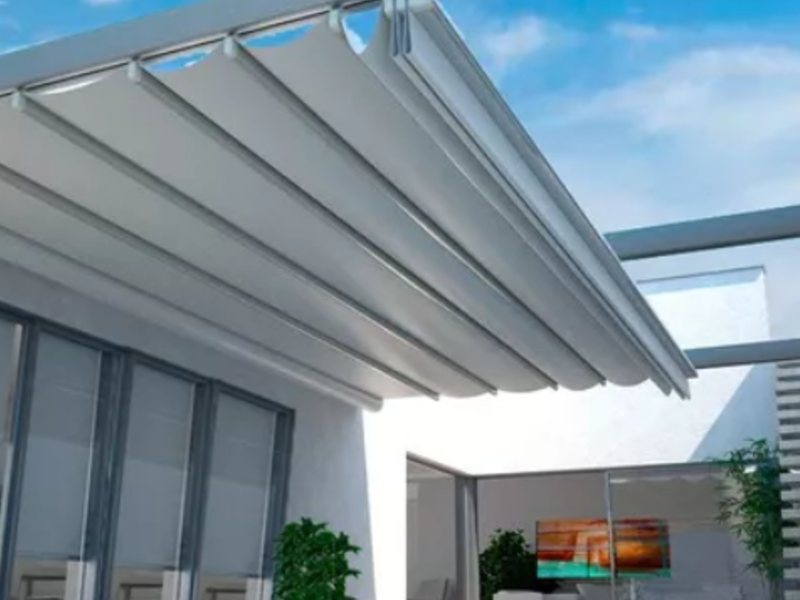 Pergola Romana Plegable Retráctil WHITE