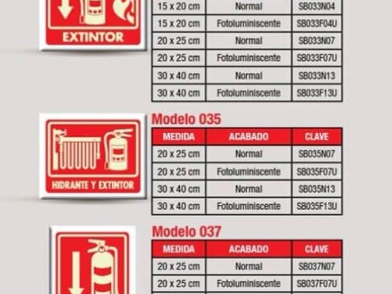 Señalética sobre incendios en Puebla