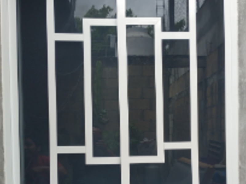 Ventana estructura color blanco Campeche