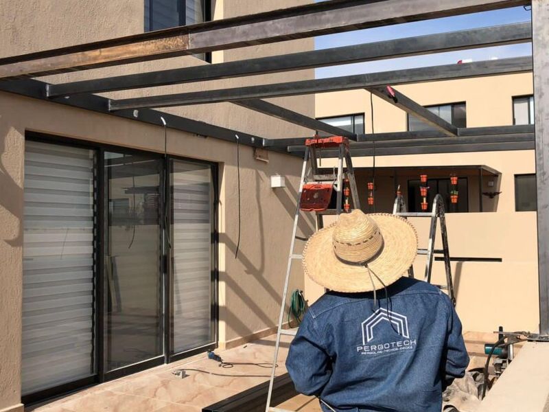 Pérgola de aluminio Querétaro 