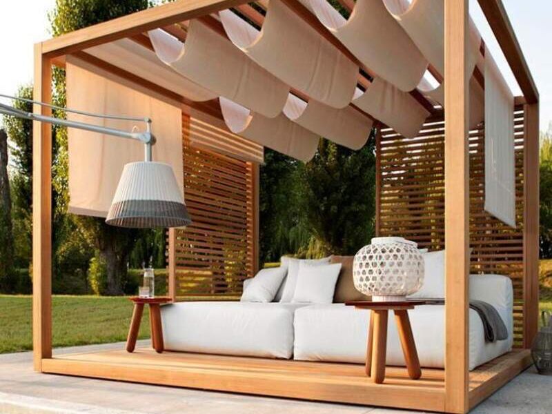 Pérgola con cubierta de lona Veracruz 