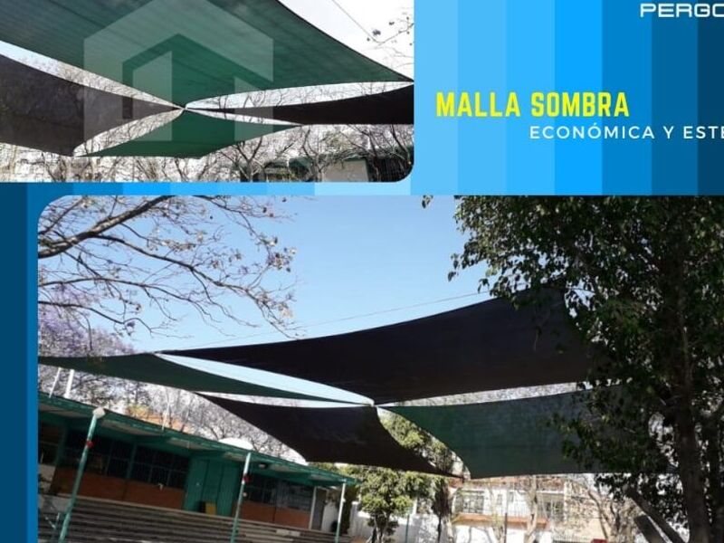 Pérgola malla sombra Querétaro 