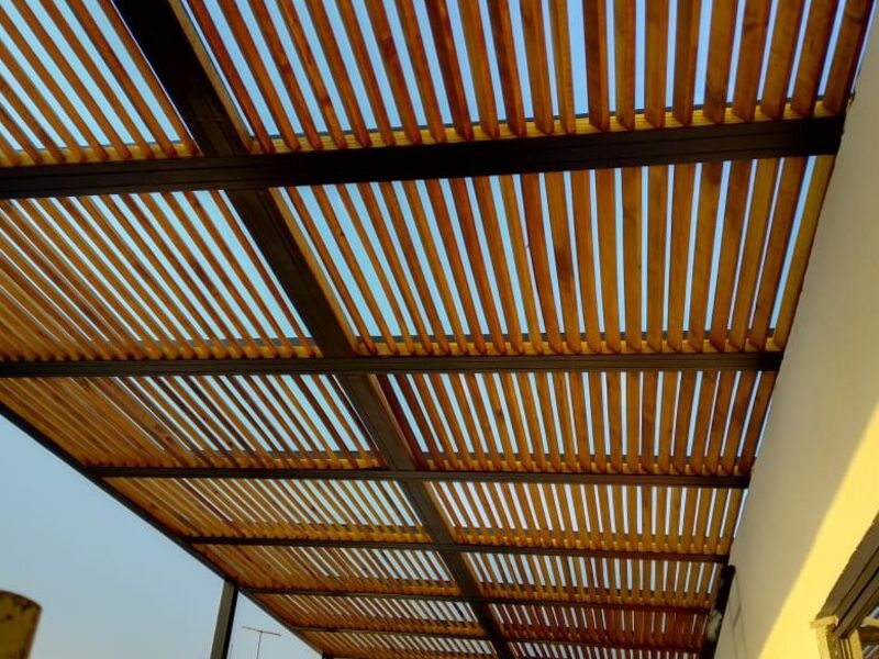 Pérgola de madera  CDMX 