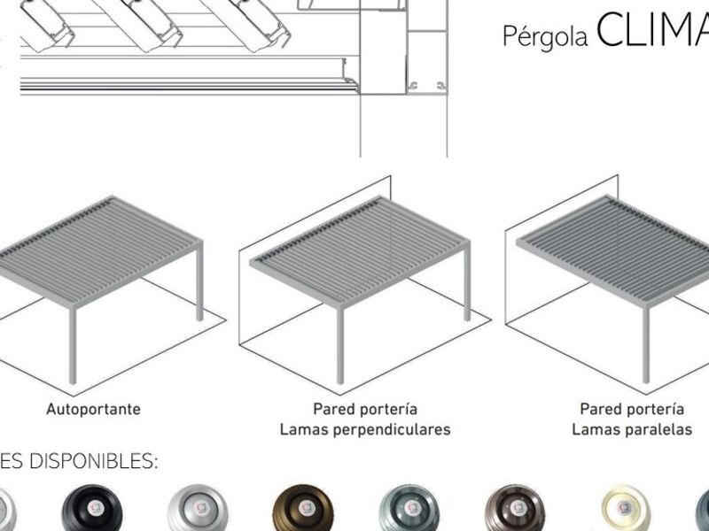 Pergolas De Aluminio Veracruz SIRSA - Construex México