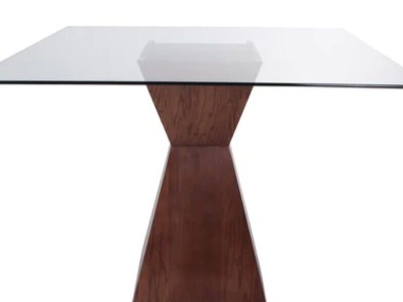 Mesa de vidrio cuadrada Kontempo Monterrey