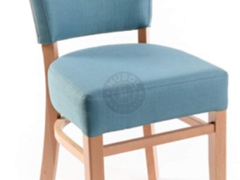 Silla de madera tapizada Musol Zapopan