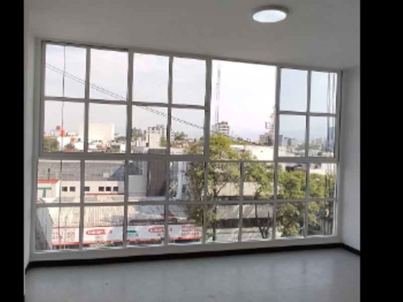 Ventana de aluminio blanco 
