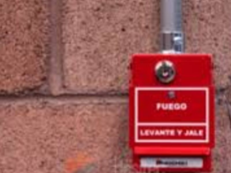alarma contra incendios en León
