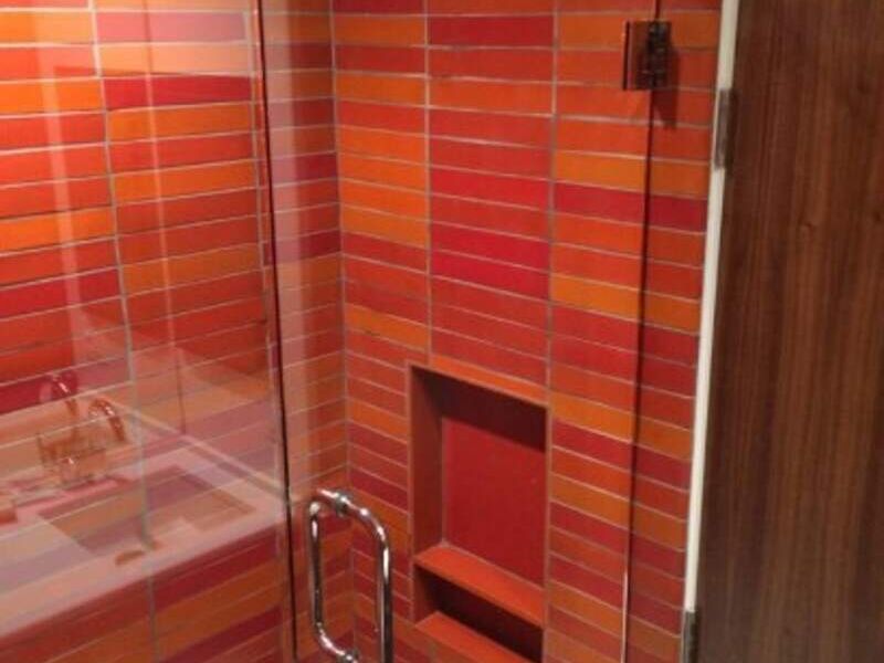 Puerta de baño en cristal templado en MX