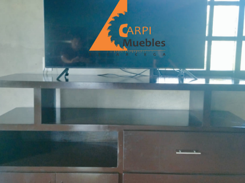  Mueble para tv negro Campeche