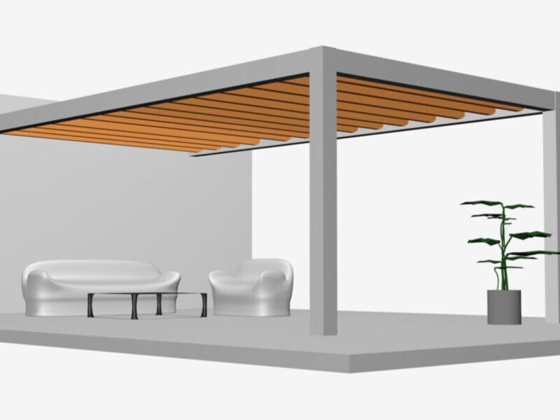 Pérgola adosada CDMX