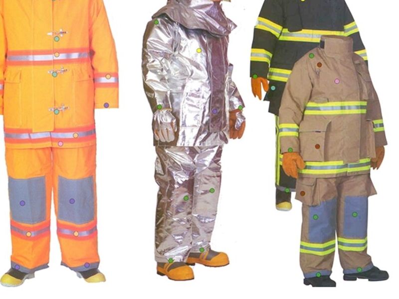Traje contra incendios en Veracruz