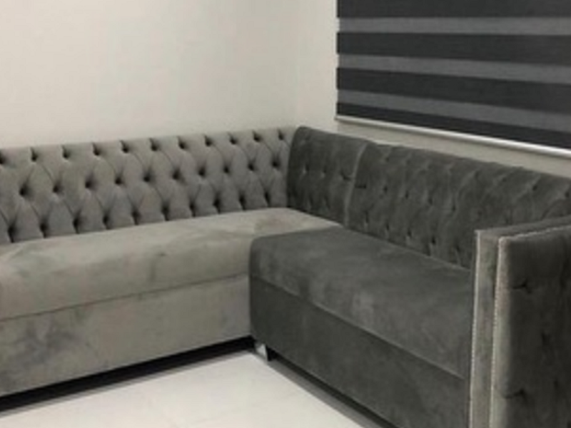 Muebles en L color gris Sinaloa