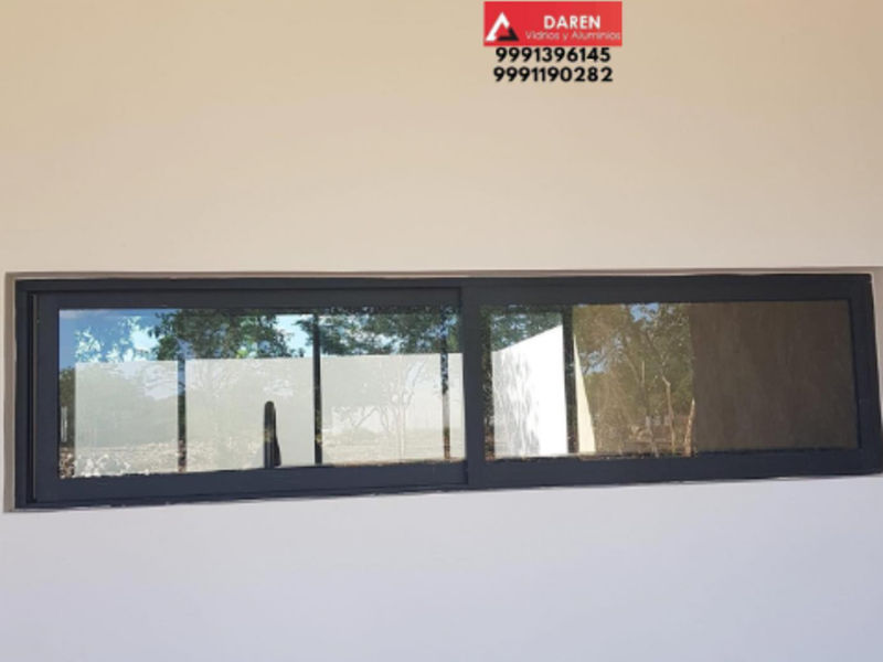  Ventana de aluminio corrediza  en Merida