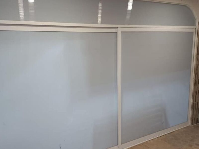 Puerta Corrediza Aluminio Y Vidrio "Esmeralda" 