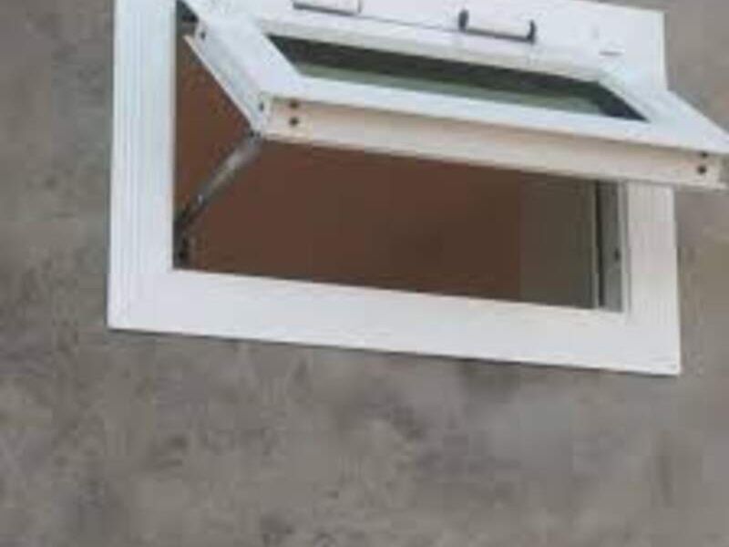 Ventana de Baño Vidrio y aluminio Aludyl