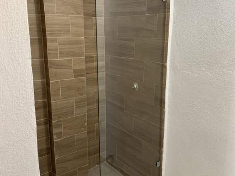 Mampara de ducha Vidrio y aluminio Aludyl