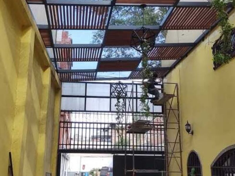 Pérgola de madera CDMX