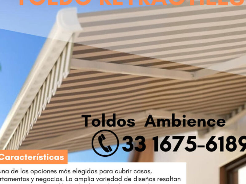 Toldo retráctil Guadalajara 