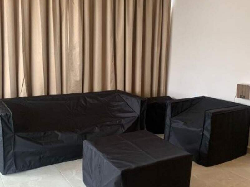 Forro negro para sillones Monterrey