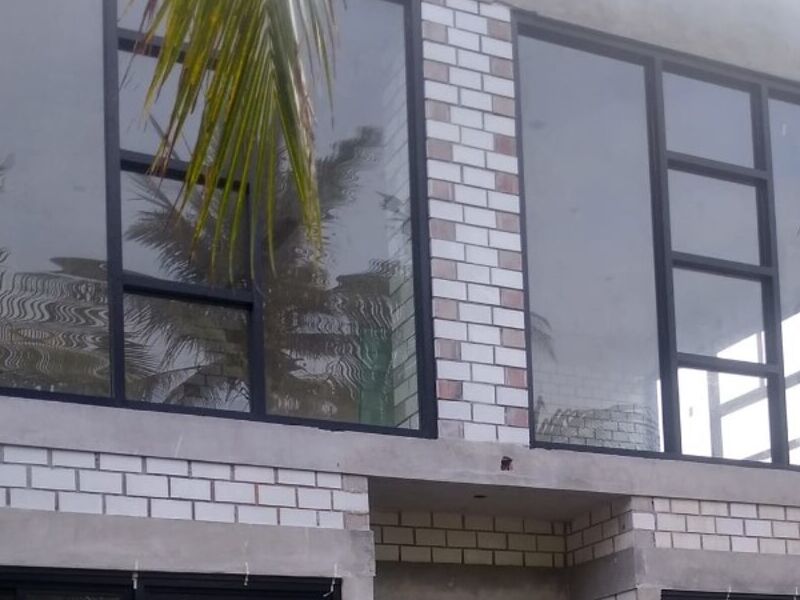 VENTANA COLOR NEGRO EN DF
