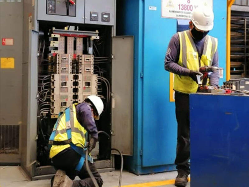 Obra eléctrica Puebla INIMTEC