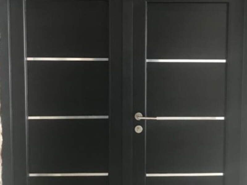 Puerta en Aluminio de lujo en Puebla