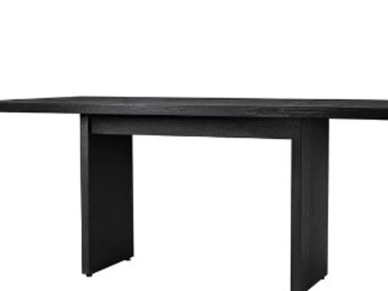 Mesa de madera negra MOBICA Hidalgo 