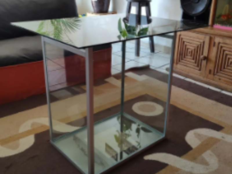 Mesa de vidrio para sala CDMX 
