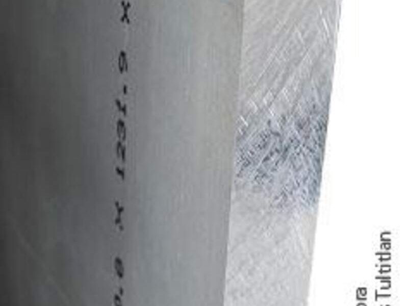 Placa de aluminio Tultitlán