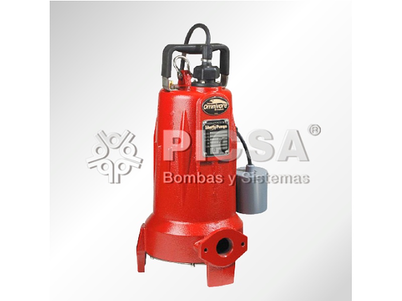 Bombas sumergibles para efluentes de 1/2 hp