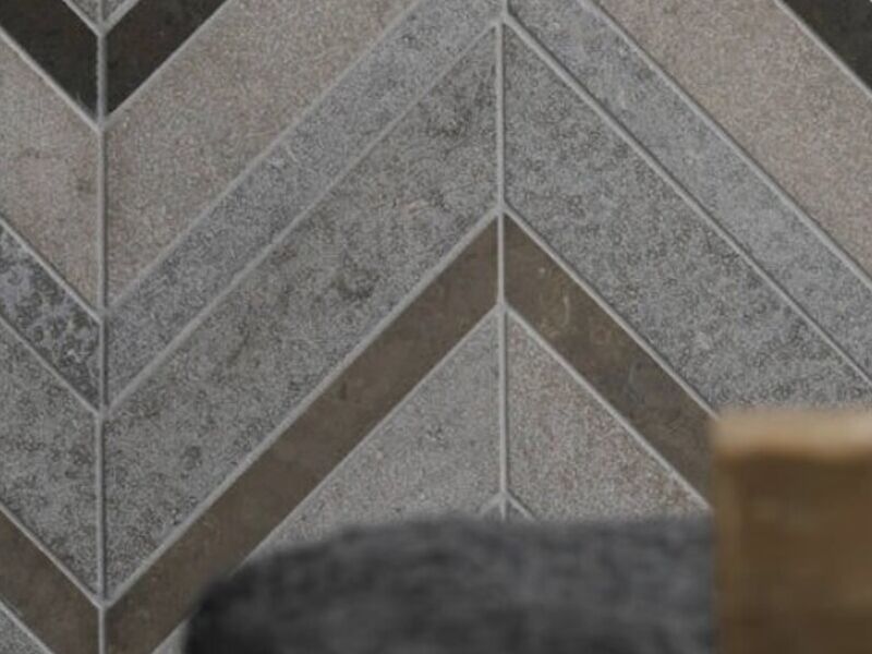 Recubrimiento mosaico AMSTERDAM CHEVRON GREY