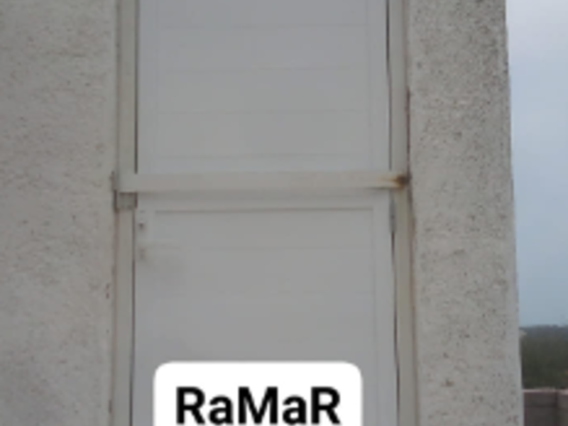Puerta de aluminio Madera