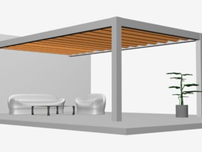 Pérgola adosada Azcapotzalco 